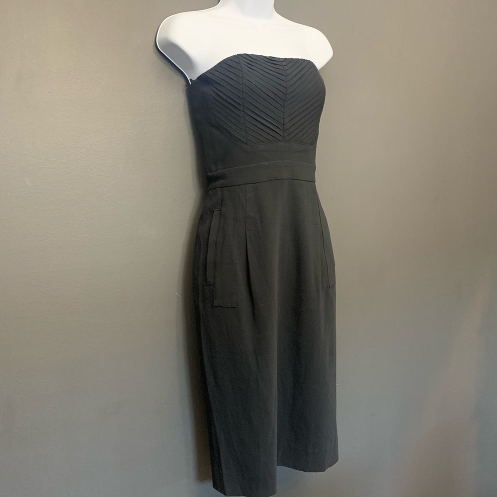 Bruce Ron Herman Black Strapless Dress
